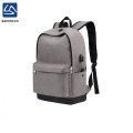 OEM high quality canvas simper backpack school student bag